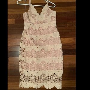 Pink Lace Dress